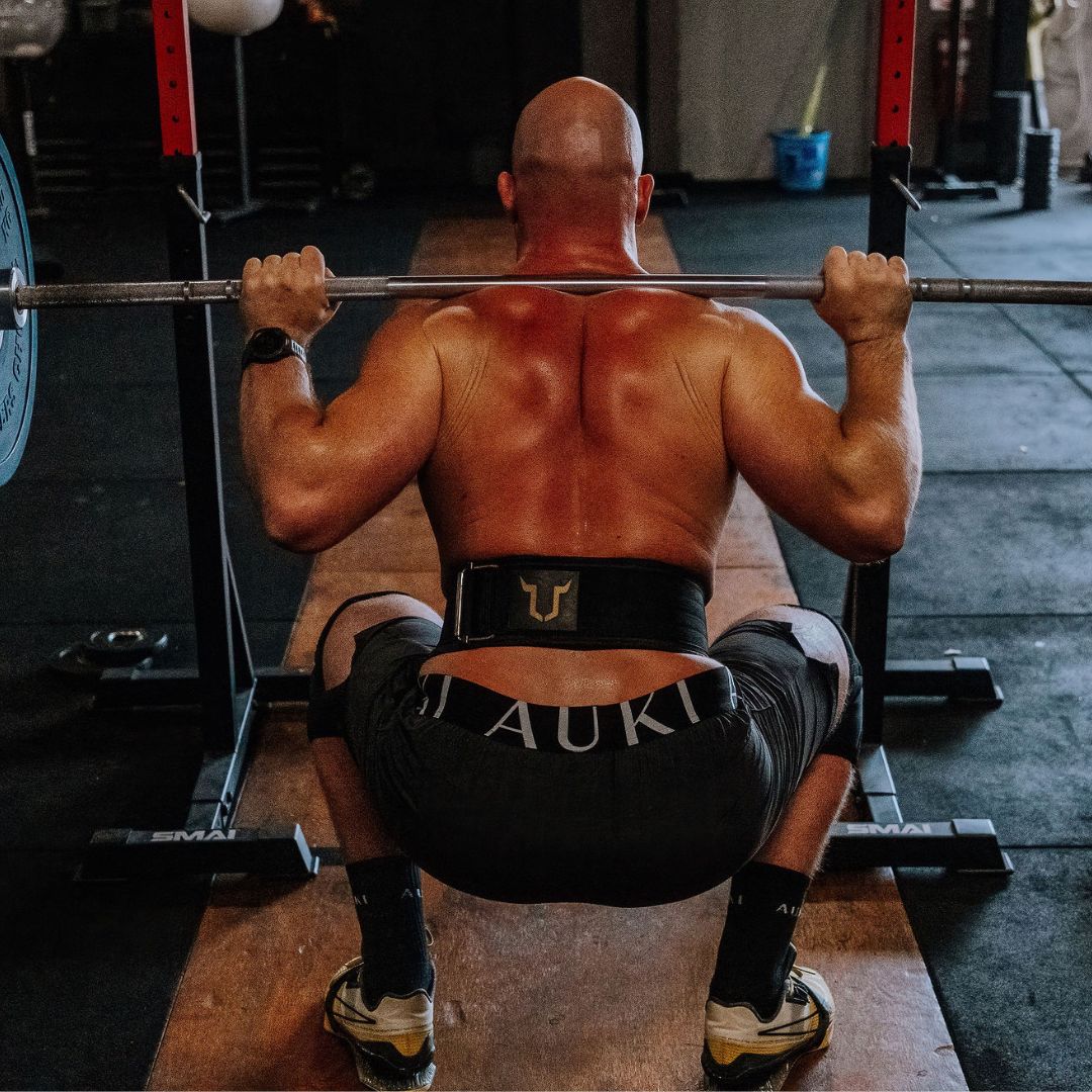 Auki weightlifting belt back squat