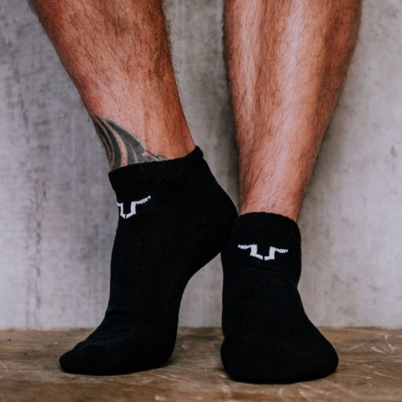 Black Unisex adult ankle sock 